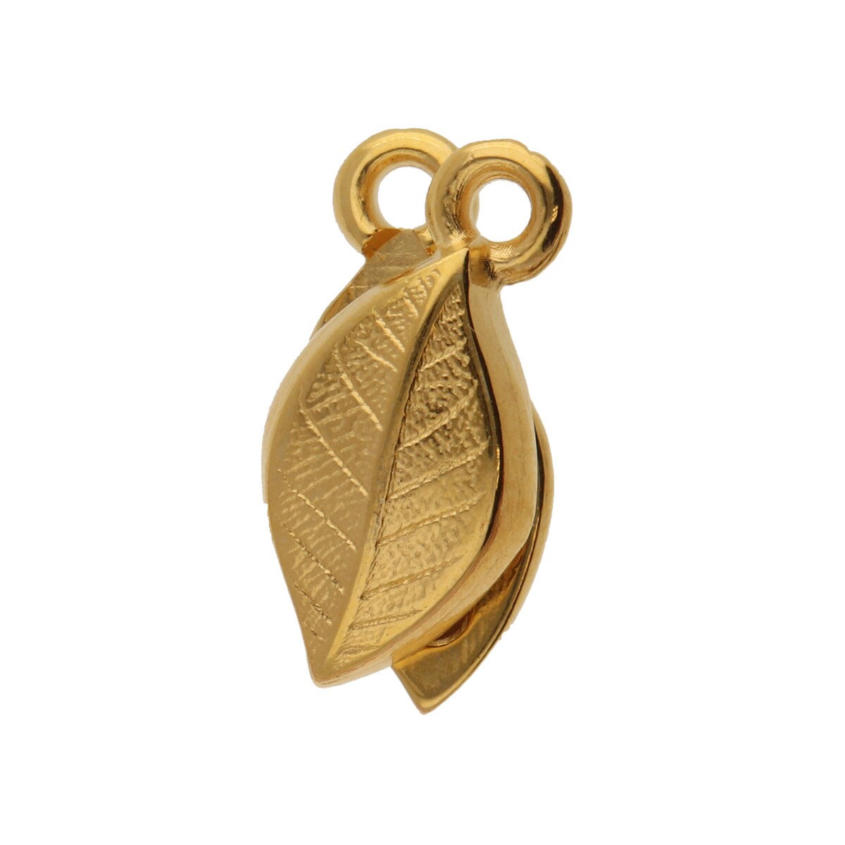 FI147-MCL717GP: MAGNETIC CLASP LEAF 7.4X17.6MM GOLD PLATE - 1 Set
