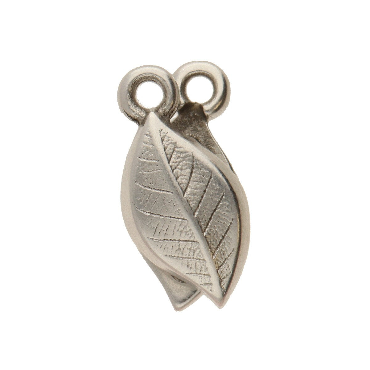 FI147-MCL717SP: MAGNETIC CLASP LEAF 7.4X17.6MM SILVER PLATE - 1 Set