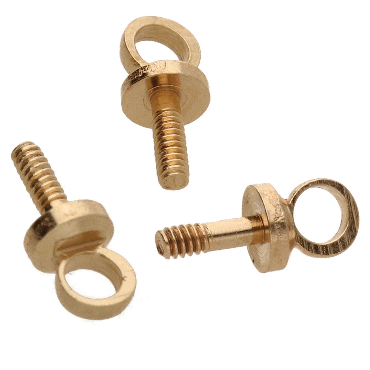 FI395-GR: Screw Pegs Gold 6mm - 36PPK