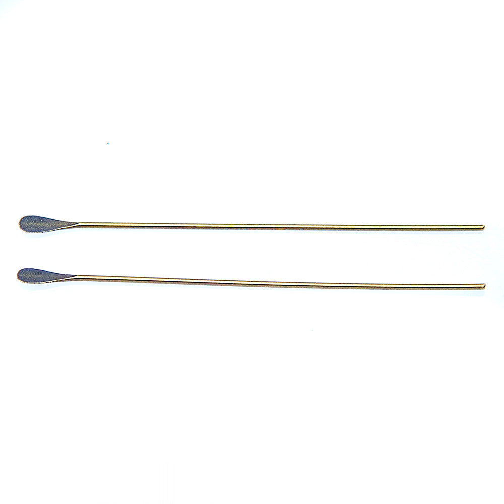 FI64-2AB: HeadPin Flat Paddle Ant Brass 2IN 50PC