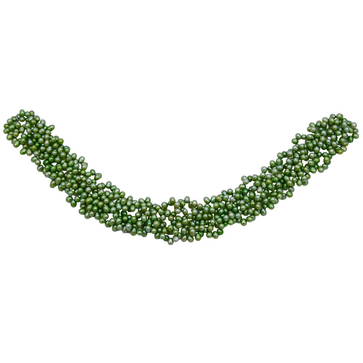 FPN1995-13: Baron of the Bog Multi Strand 14" Necklace No Clasp