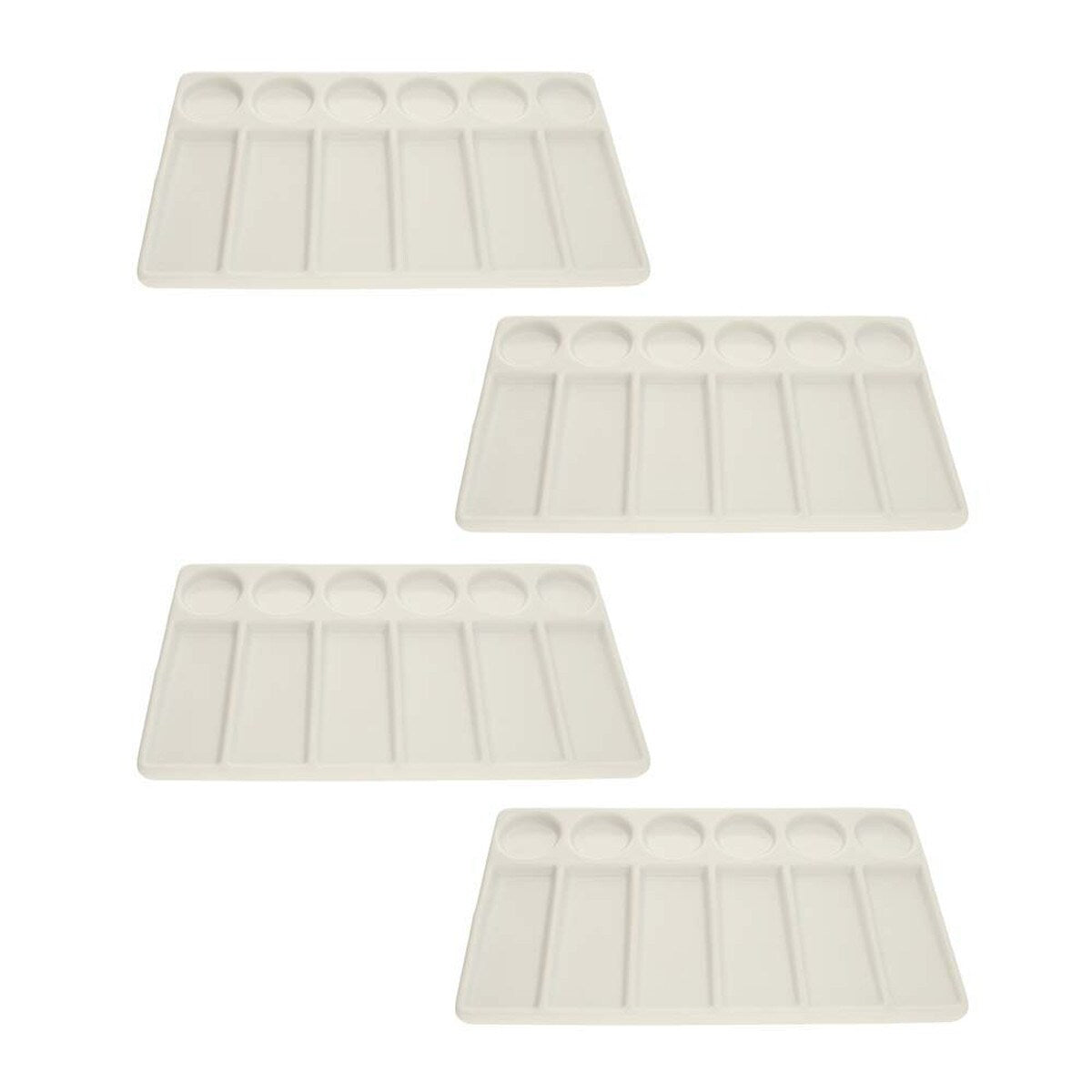 MS59-152: Ceramic Bead Tray 7.7X4.3X.4 Inches 12 Sections