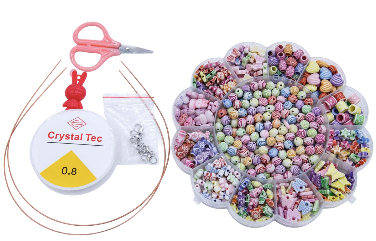 PL202-MX2: Acrylic Mixed Beads Box