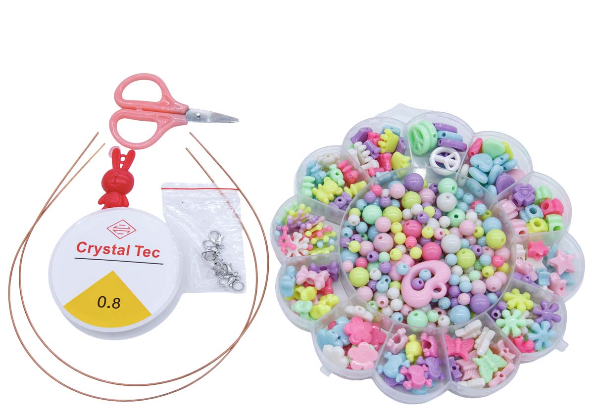 PL202-MX3: Acrylic Mixed Beads Box
