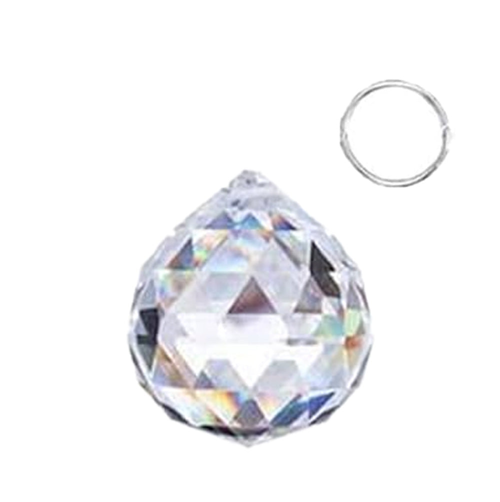 SCG212-B30: SUNCATCHER FACET GLASS CRYSTAL PRISM BALL 30MM - 1EA