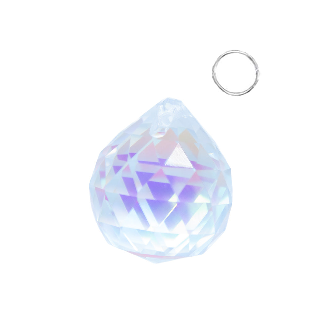 SCG512-B30: SUNCATCHER FACET GLASS CRYSTAL AB PRISM BALL 30MM - 1EA
