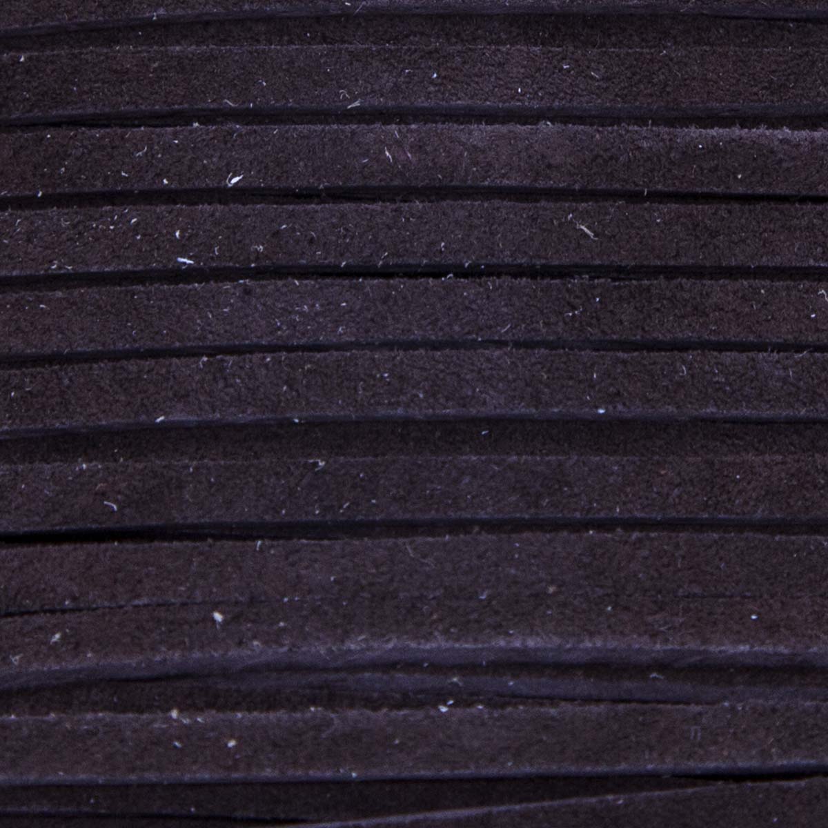 SOS08-2003: Suede Lace Card Chocolate 3mm 8yds