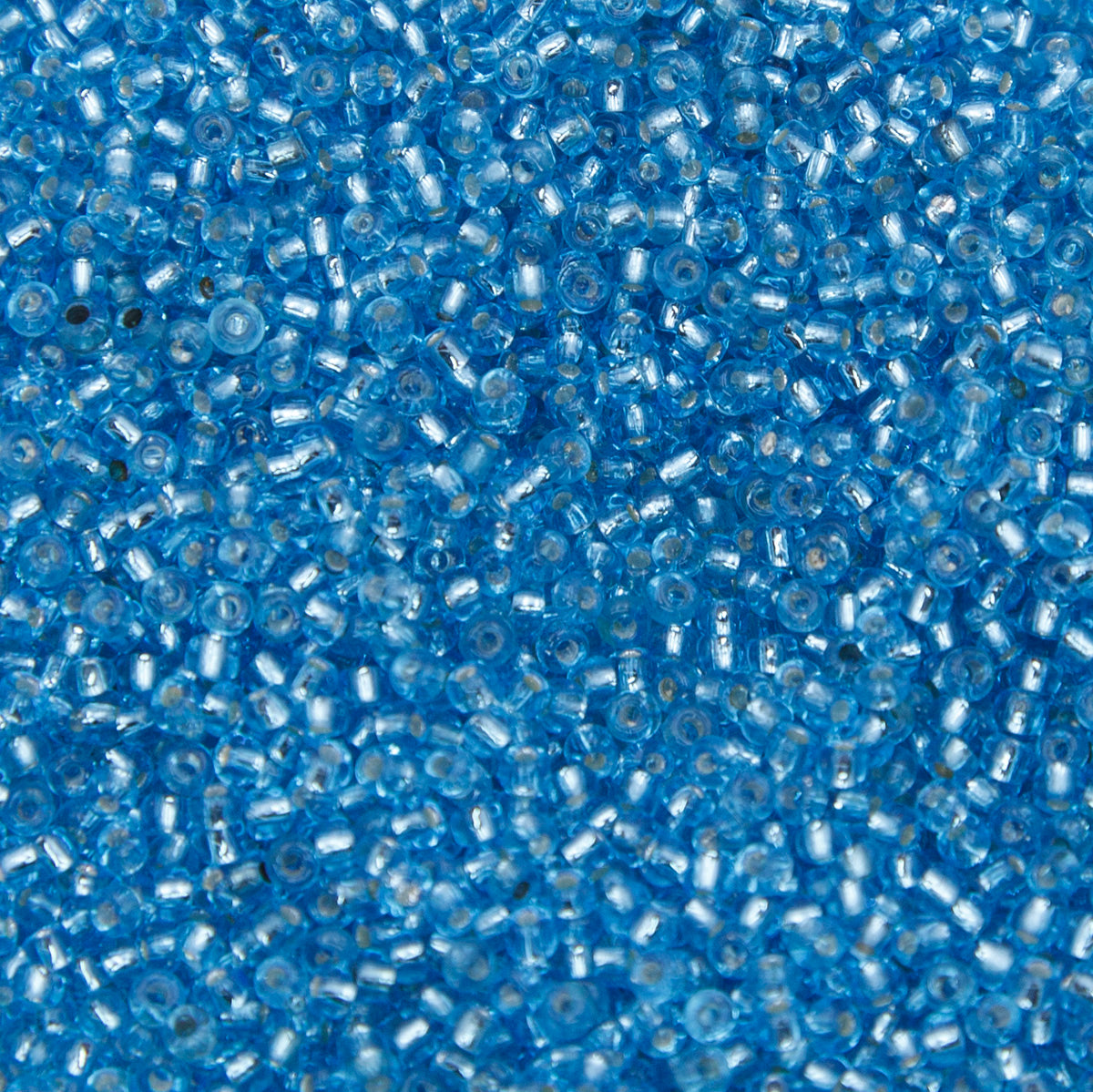 SV100-102: Vintage Venetian Seed Bead Silverlined Sky Blue 11/0/- 250 Grams