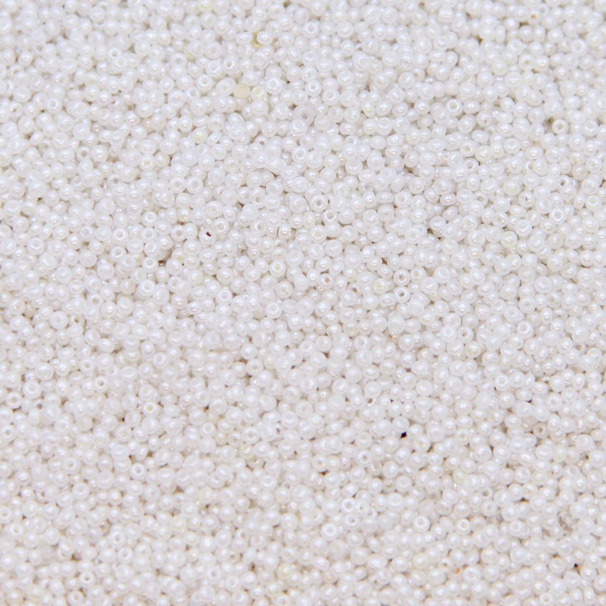 SV100-118: Vintage Venetian Seed Bead Opaque Pearl Luster 16/0 - 250 Grams
