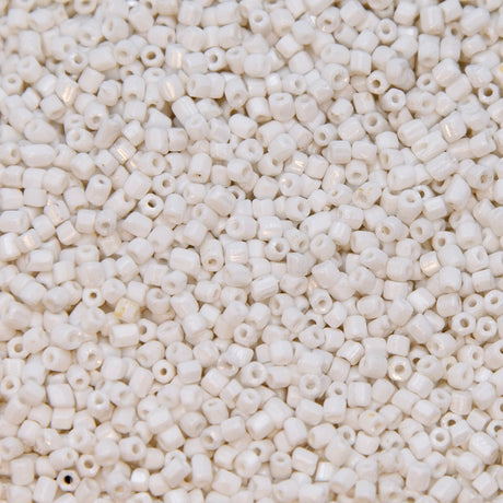 SV100-120: Vin Ven Bugle OP White Luster Hex Cut 2mm - 250GM