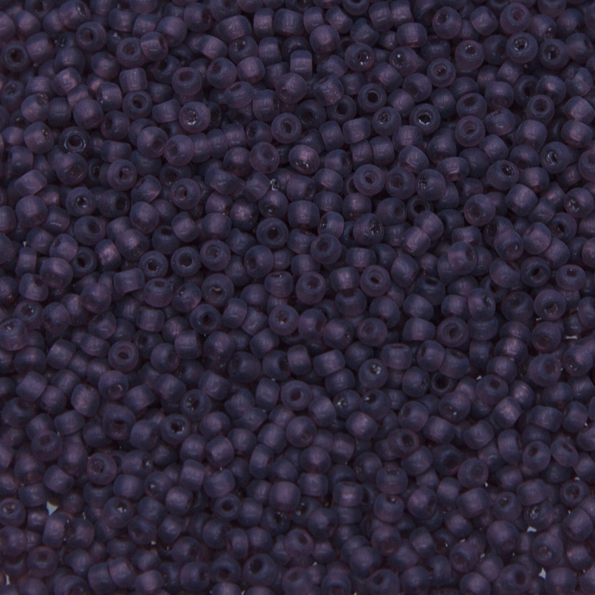 SV100-135: Vintage Venetian Seed Bead Transparent Plum 10/0 - 250 Grams