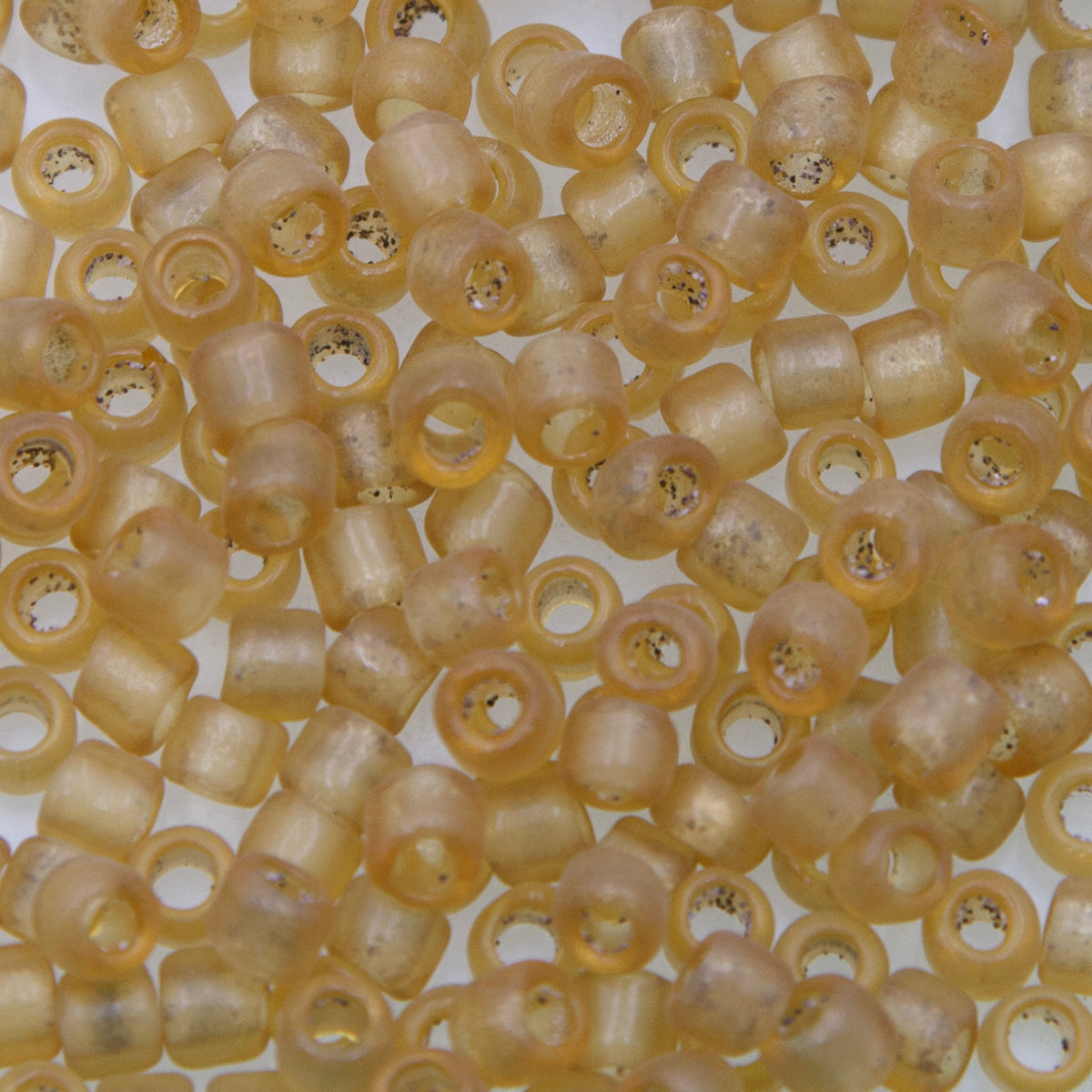 SV100-142: Vintage Venetian Seed Bead Light Topaz 5/0 - 250 Grams