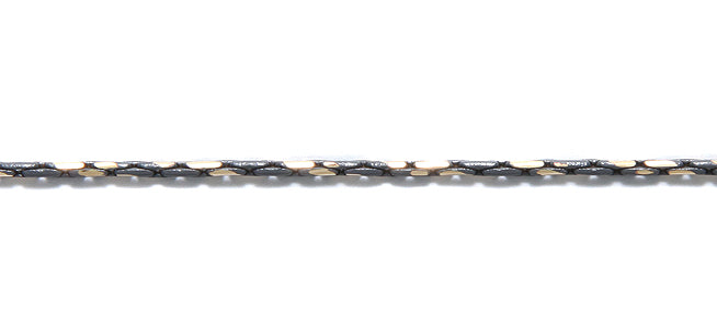 CX874-GY: Chain 2Tone Gold And Grey 1.25mm 1FT