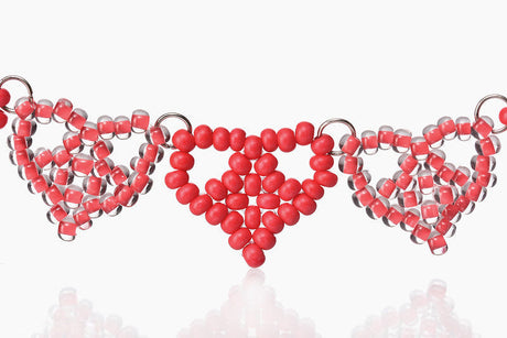 Conjoined Hearts Necklace With a Neon Twist...