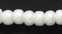 1SB312R: Czech Seed Bead White Luster 1/0 - 1 String