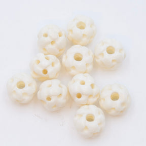 10BN114-WV: Bone Carve RND Natural 10mm 10PC