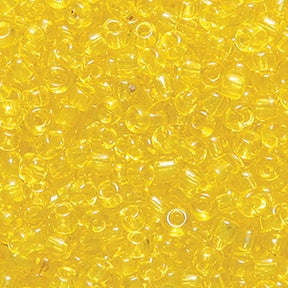 10EP222R: Vintage FRNCH Transparent Yellow 10/0 50 Gram Bag