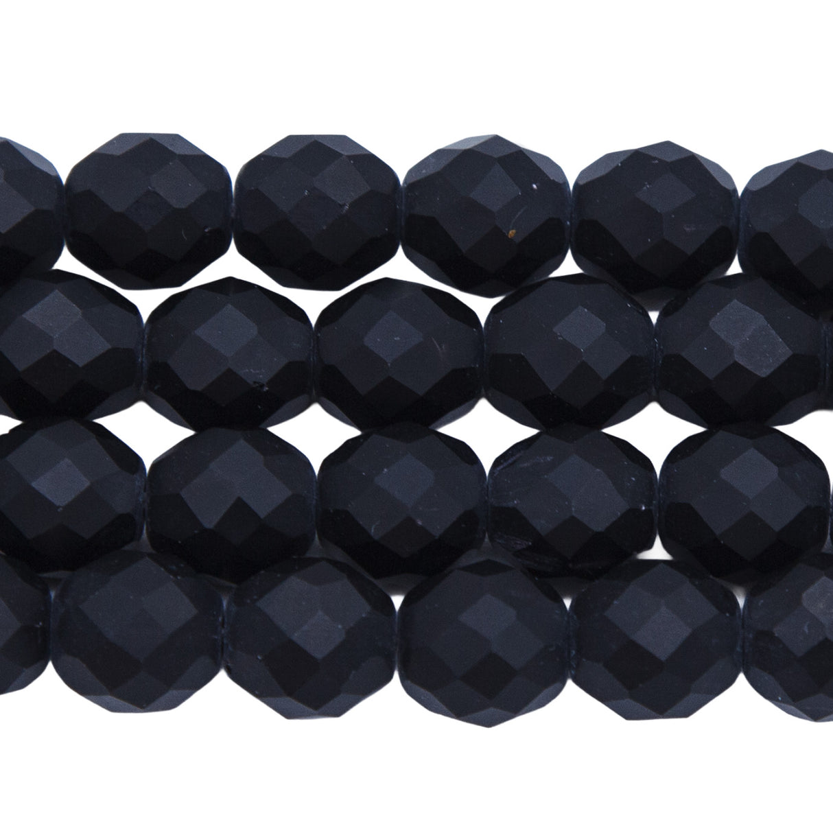 10FC109-MR: CZ FACET RD Black Matte 10MM 25PC
