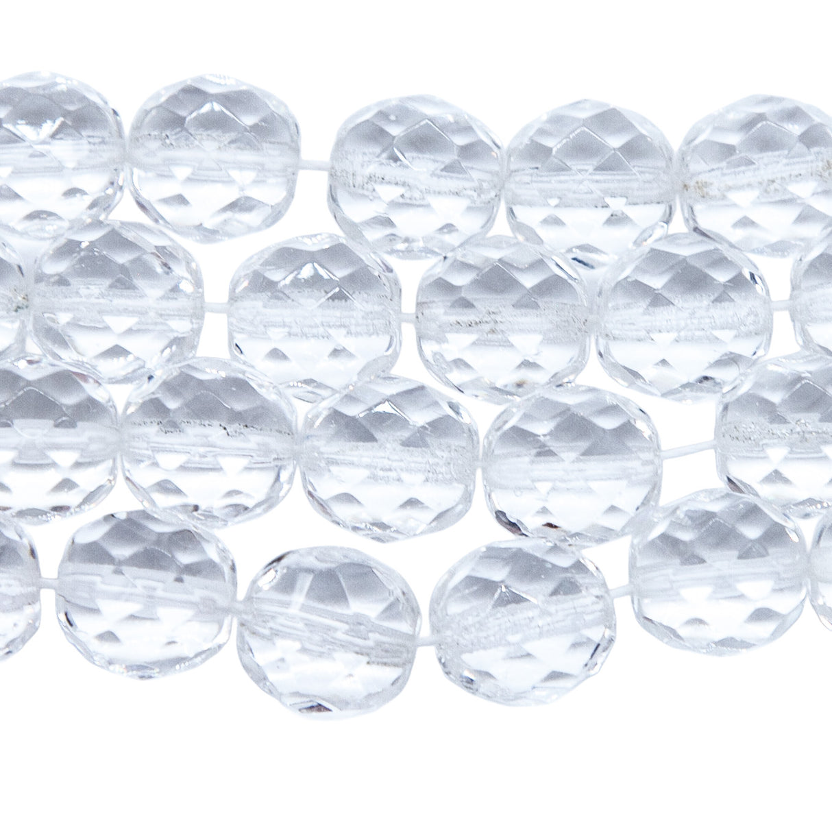 10FC212R: Cz Faceted Round Crystal 10mm 25PC