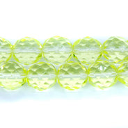 10FC222R: CZ FACET RD Trans Jonquil 10mm-25PC