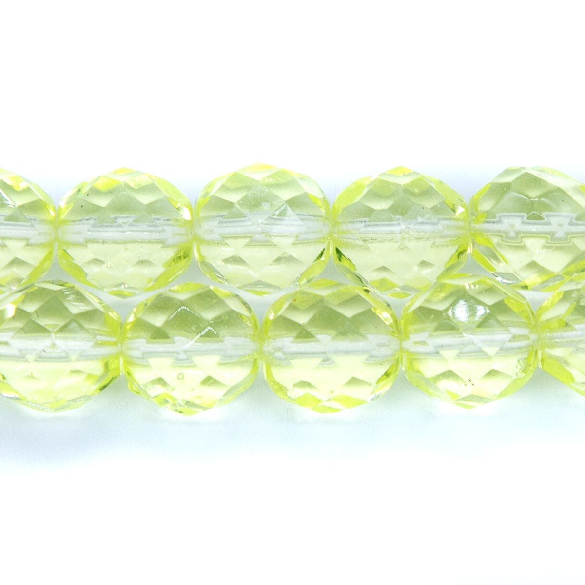 10FC222R: CZ FACET RD Trans Jonquil 10mm-25PC