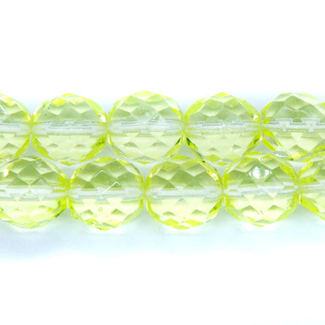 10FC222R: CZ FACET RD Trans Jonquil 10mm-25PC