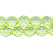 10FC222: CZ FACET RD TRANS Jonquil 10mm-150PC