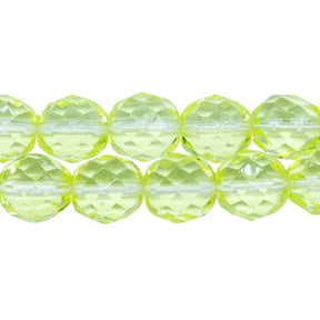 10FC222: CZ FACET RD TRANS Jonquil 10mm-150PC