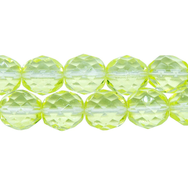 10FC222: CZ FACET RD TRANS Jonquil 10mm-150PC