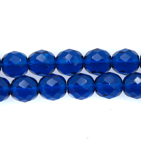 10FC268R: CZ FACET RD Trans Capri Blue 10mm-25PC