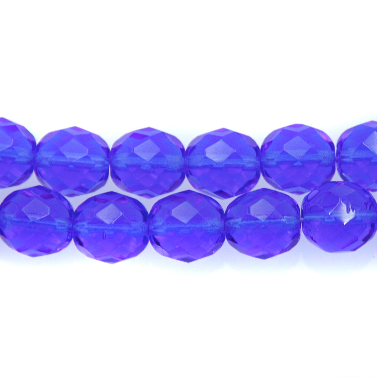 10FC274: CZ FACET RD TRANS Sapphire 10mm- 150PC