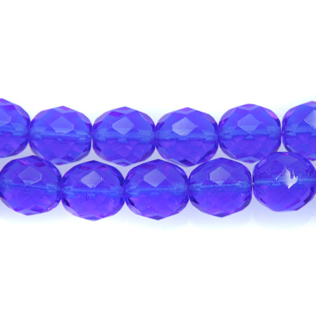 10FC274: CZ FACET RD TRANS Sapphire 10mm- 150PC