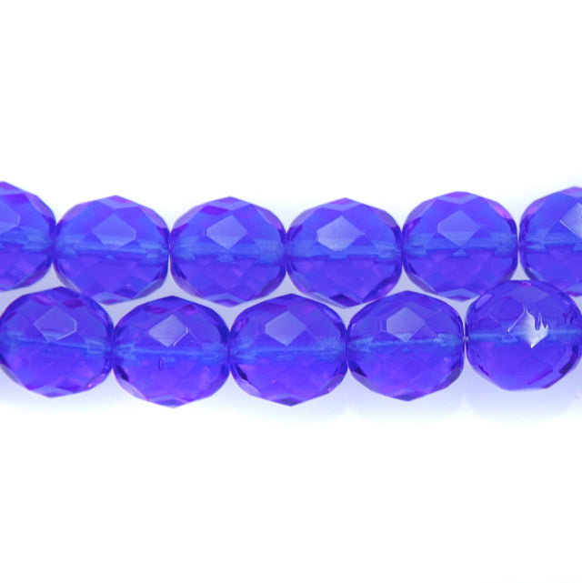 10FC274: CZ FACET RD TRANS Sapphire 10mm- 150PC