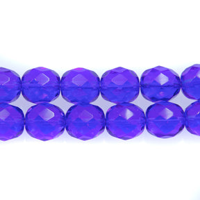 10FC275R: CZ FACET RD Trans MED Sapphire 10mm-25PC