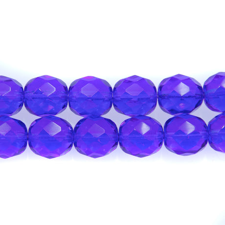 10FC275R: CZ FACET RD Trans MED Sapphire 10mm-25PC