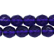 10FC278: CZ FACET RD TRANS Cobalt 10mm 150PC