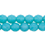 10FC280-S: CZ FACET RD Opal Sea Green 10mm 150PC