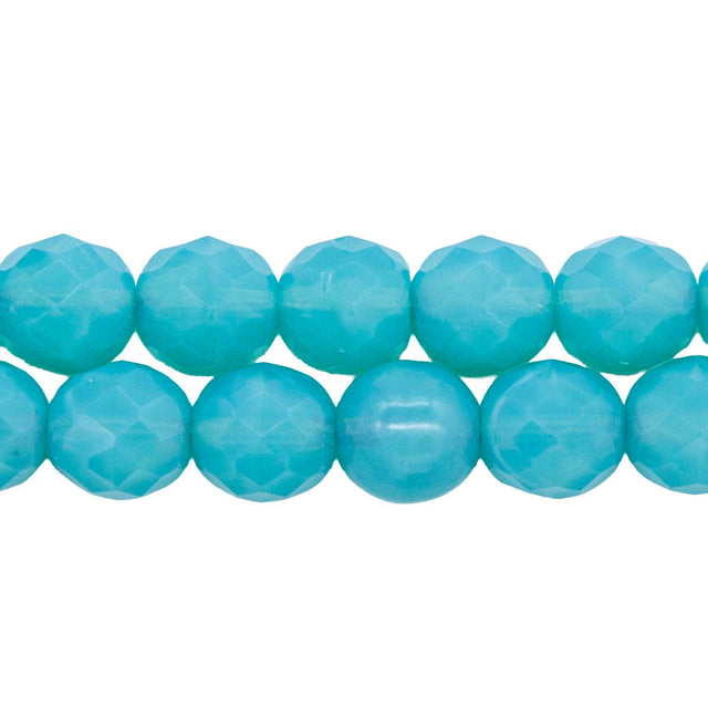 10FC280-SR: CZ FACET RD Opal Sea Green 10mm-25PC