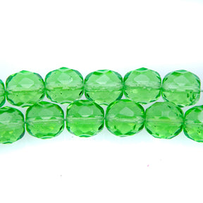 10FC282-AR: CZ FACET RD Trans Apple Green 10mm - 25PC
