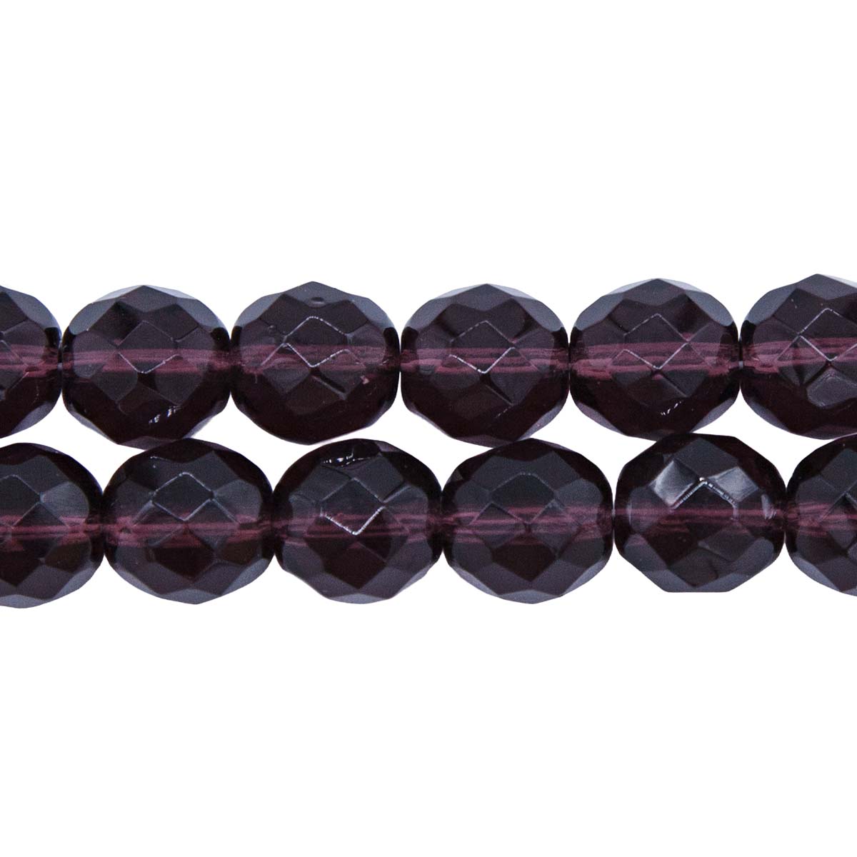 10FC298R: CZ FACET RD Trans DK Amethyst 10mm-25PC