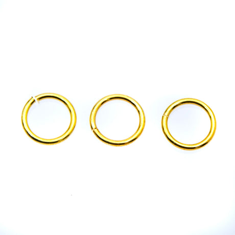 10FI222-2G: JumpRing Gold 10mm 16GA 85PC/25GM