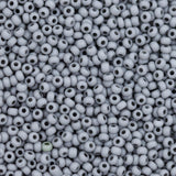 10SB104-TVLR: CZ Seed Bead Opaque Moonstone 10/0 - 25 Grams