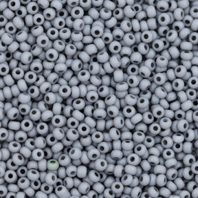 10SB104-TVLR: CZ Seed Bead Opaque Moonstone 10/0 - 25 Grams
