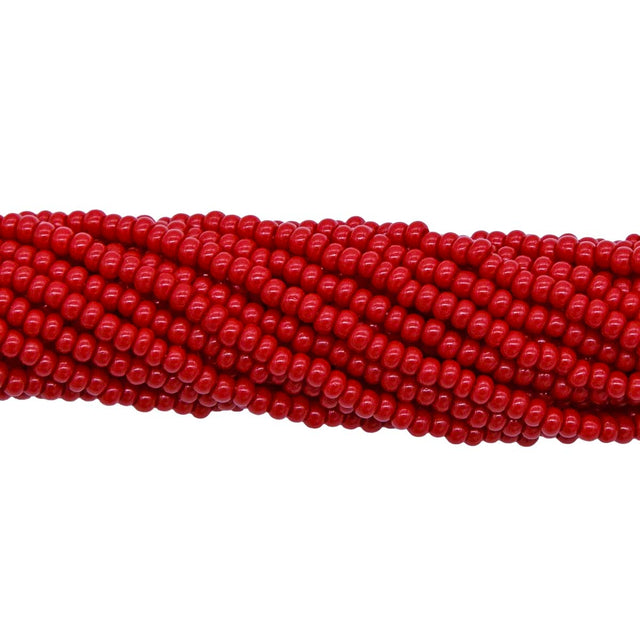 10SB146: CZ Seed Bead Opaque Dark Red/brown 10/0 Color Change 5HK