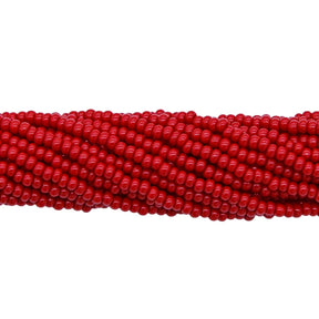 10SB146R: CZ Seed Bead Opaque Dark Red/brown 10/0 Color Change-1HK