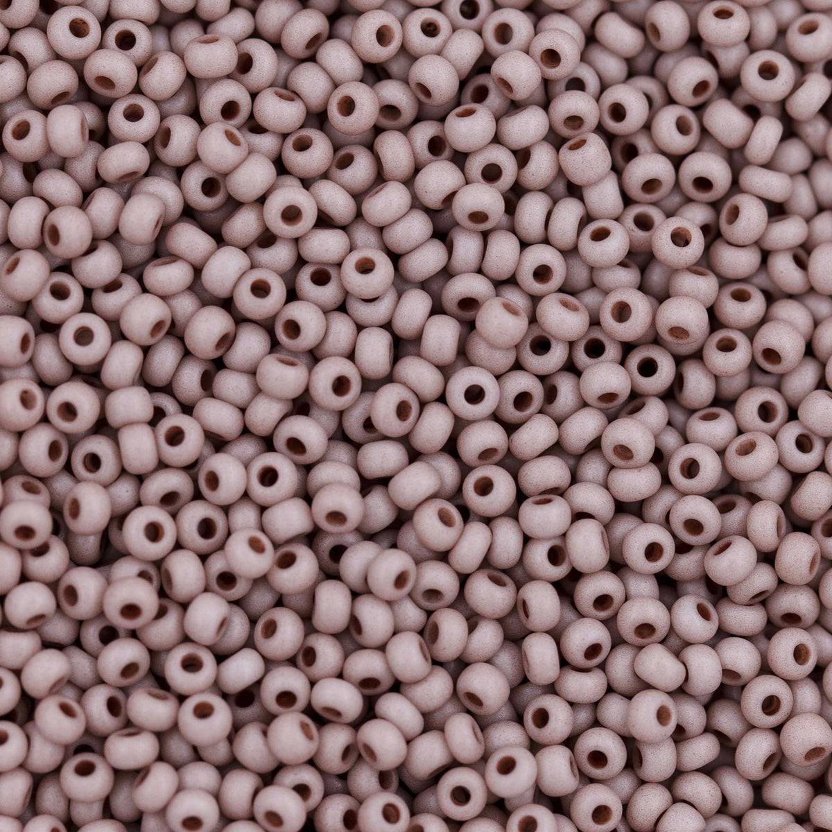 10SB153-TVLR: CZ Seed Bead Opaque Mocha 10/0 - 25 Grams
