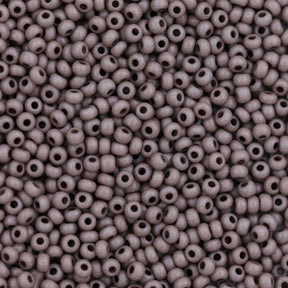 10SB154-TVLR: CZ Seed Bead Opaque Burnt Clay 10/0 - 25 Grams