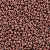 10SB155-TVLR: CZ Seed Bead Opaque Silt Brown 10/0 - 25 Grams