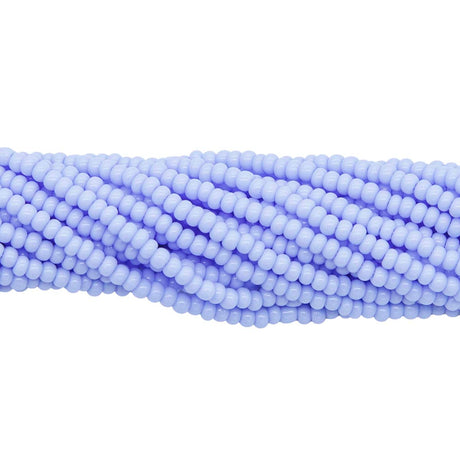 10SB160: CZ Seed Bead Opaque Pale Blue 10/0 5HK