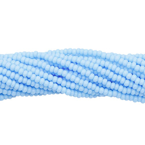 10SB161: CZ Seed Bead Op Pale Turquoise Blue 10/0 5HK